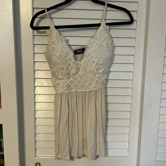 Blue B collection spaghetti strap blouse - Picture 1 of 6